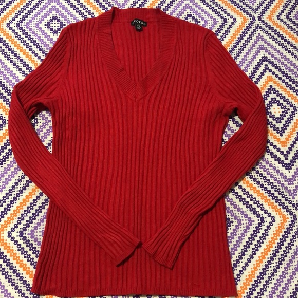 George - Red  Striped full sleeve Top - Picture 3 of 5